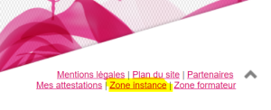 Connexion à la zone instance