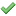 Coche verte de validation
