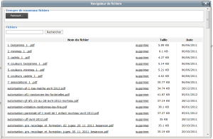 Navigateur de fichiers