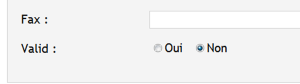 Validation d'un membre