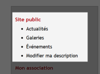 Site public