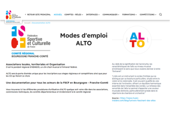 la documentation ALTO, vous connaissez ?