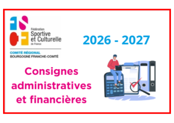 Consignes administratives et fonancières régionales