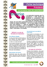 La formation dans les associations