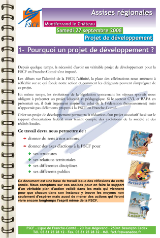 Projet de développement